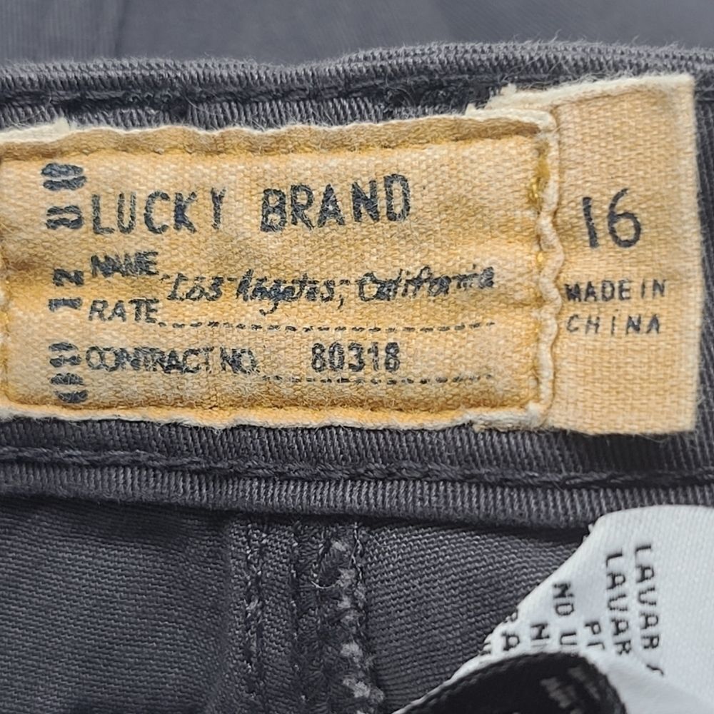 LuckyBrand Slim Fit Pants Girls 16 NWT - Picture 8 of 8